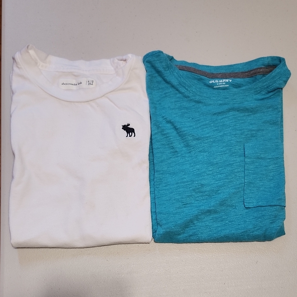 EUC Set Of 2 Kids Short Sleeves Tees, SzL (10-12)